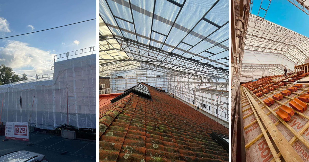 Rehabilitering av teglsteinstak