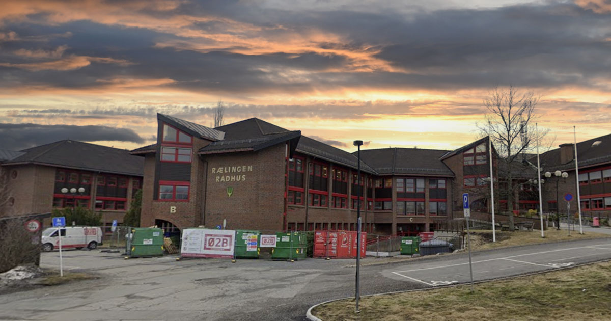 Rælingen Rådhus - Total rehabilitering av kontorlandskap for Rælingen Kommune