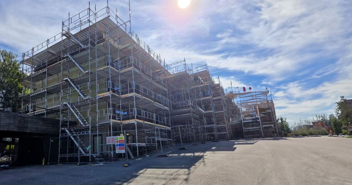 Møllervegen 7 - Fasade rehabilitering